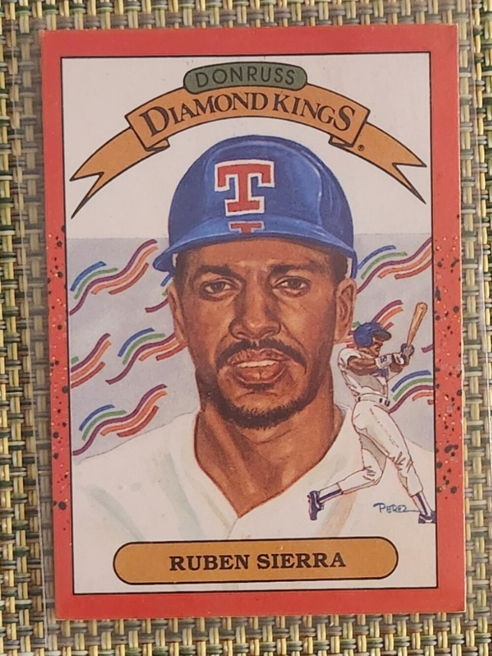 Ruben Sierra Baseball Card
